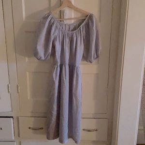 Vintage Puffy Sleeve Dress